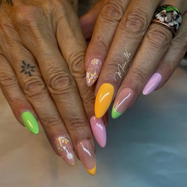 mlnls jaune violet vert