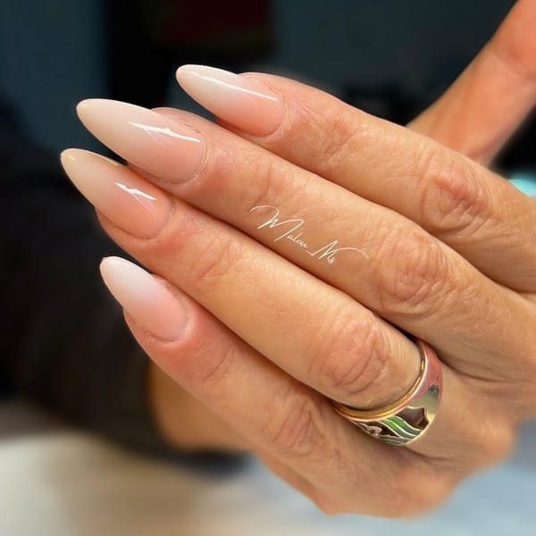 mlnls rose pâle bague